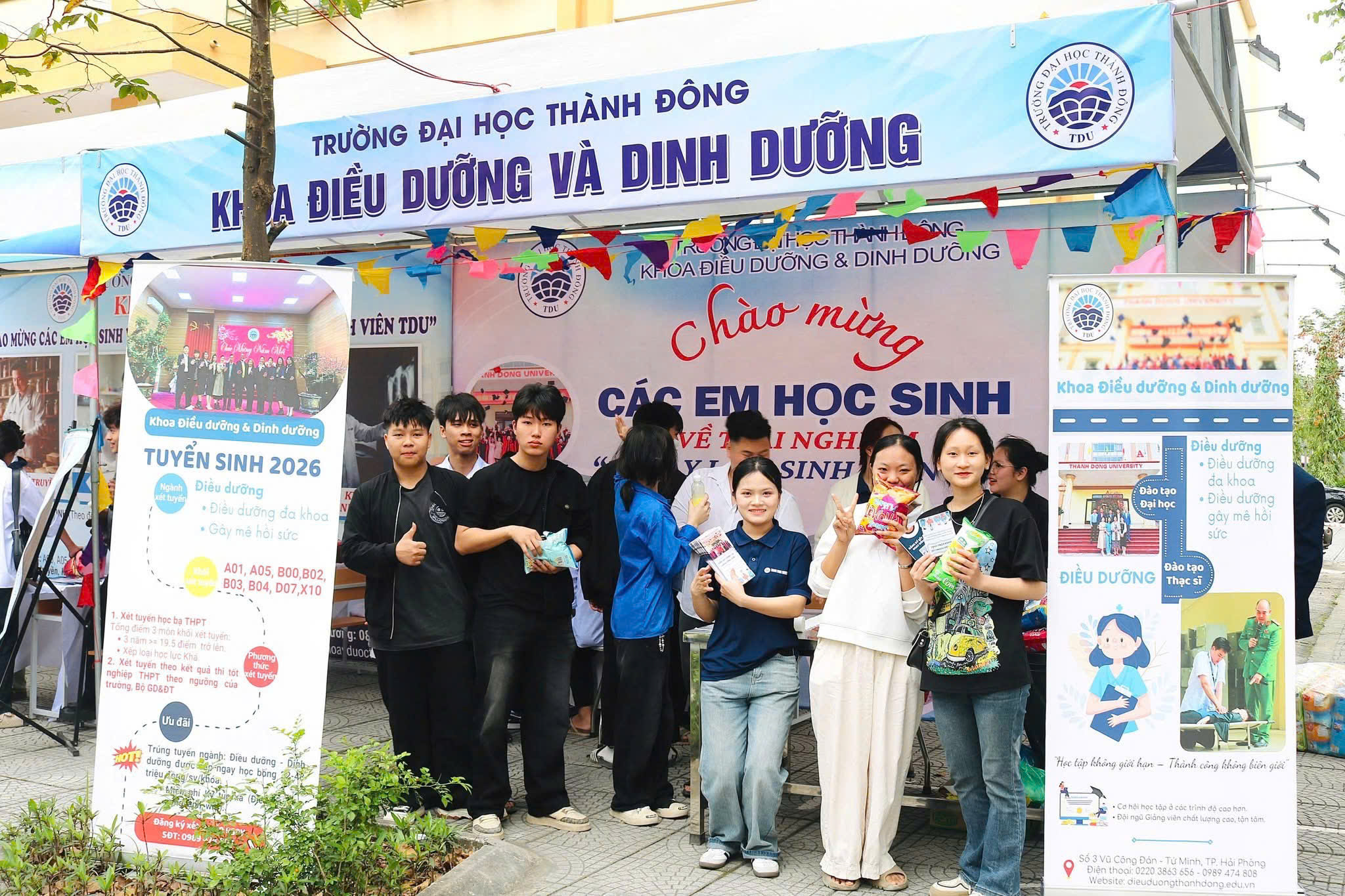 Hơn 400 học sinh THPT trải nghiệm “Một ngày làm sinh viên” đợt 2 năm 2026 tại Trường Đại học Thành Đông