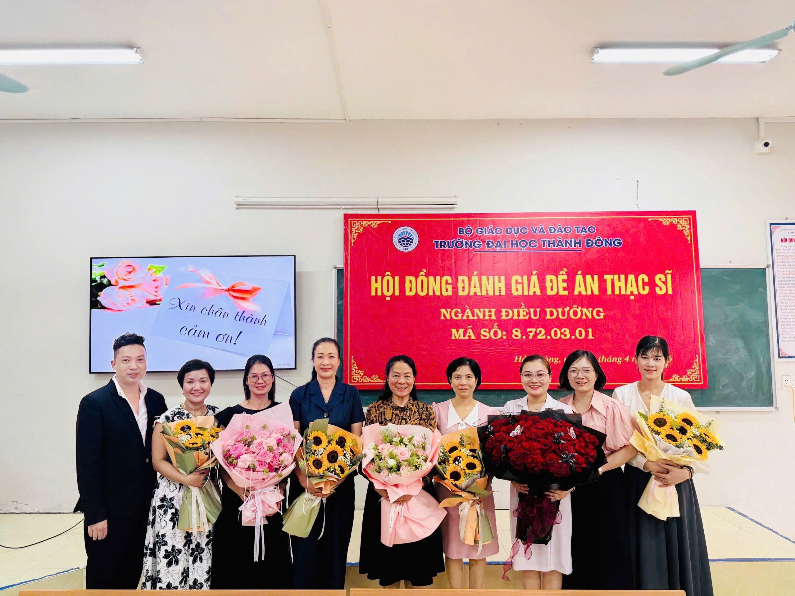 KHOA ĐIỀU DƯỠNG TRƯỜNG ĐẠI HỌC THÀNH ĐÔNG TỔ CHỨC HỘI ĐỒNG ĐÁNH GIÁ LUẬN VĂN THẠC SĨ